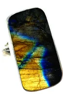 Pierścionki - Labrador Piękny Pierścionek Srebro R10-26 Unikat - miniaturka - grafika 1