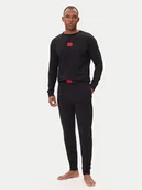 Piżamy męskie - HUGO Piżama Galaxy 50549188 Czarny Regular Fit - miniaturka - grafika 1