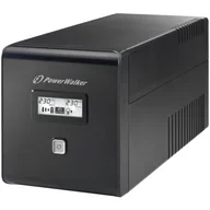Zasilacze awaryjne UPS - Zasilacz UPS POWERWALKER VI 1000 LCD Schuko - miniaturka - grafika 1