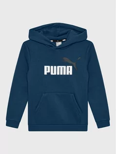 Odzież sportowa dziecięca - Puma Bluza Ess 586987 Granatowy Regular Fit - grafika 1