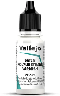 Vallejo: 72.652 - Satin Polyurethane Varnish - Akcesoria i części modelarskie - miniaturka - grafika 1
