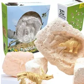 Zabawki sensoryczne - Zestaw Wykopaliska Dinozaur Szkielet 3D z Narzędziami - miniaturka - grafika 1