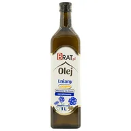 Zdrowa żywność - Olej lniany 1000 ml - Brat.pl - miniaturka - grafika 1