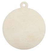 Bombki - BOMBKA zawieszka BOMBKI sklejka Decoupage 10cm - miniaturka - grafika 1