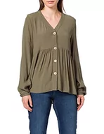 Bluzki damskie - ONLY Onlmolly L/S Button Top WVN bluzka damska, Kalamata, XS - miniaturka - grafika 1