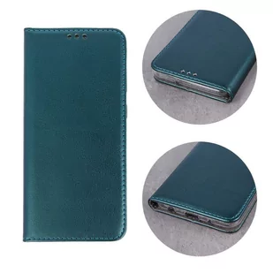 nemo Etui HUAWEI P20 LITE portfel z klapką skóra ekologiczna Kabura Magnet Book zielony - Etui i futerały do telefonów - miniaturka - grafika 3