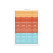 Kalendarze - Naklejki do kalendarza – budżet domowy - miniaturka - grafika 1