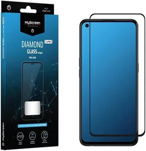 Szkło hartowane MyScreen Diamond Glass Edge Lite do Oppo Reno 4G/5G black (5901924998914) - Szkła hartowane na telefon - miniaturka - grafika 1