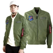 Odzież taktyczna i umundurowanie - Alpha Industries Kurtka MA-1 TT Flying Tigers 156129 01 - Sage Green - miniaturka - grafika 1