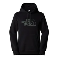 Bluzy męskie - Bluza The North Face Drew Peak Light 0A8C1BASW1 - czarna - miniaturka - grafika 1