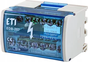 ETI polam Blok rozdzielczy 192A 690V TH35 EDBM-6/N 001102416 001102416 - Rozdzielnie elektryczne - miniaturka - grafika 1