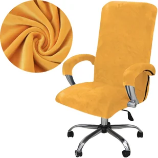 POKROWIEC NA FOTEL OBROTOWY KRZESŁO BIUROWE WELUR PLUSZ PREMIUM L - Pokrowce na meble POKROWIEC NA FOTEL OBROTOWY KRZESŁO BIUROWE WELUR PLUSZ PREMIUM L - Pokrowce na meble - miniaturka - grafika 1