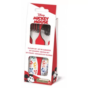 Zestaw Sztućców Metalowych Mickey Mouse Dla Dzieci - Sztućce dla dzieci - miniaturka - grafika 1