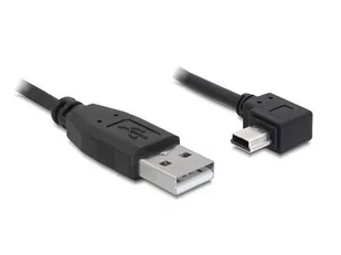 Delock Cable USB 2.0 A > USBMINI 5pin gewink 1 m - Kable USB - miniaturka - grafika 1
