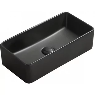 Mexen Nadia umywalka nablatowa 46 x 23 cm czarna mat - 21614685 - Umywalki - miniaturka - grafika 1