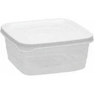 Pojemniki kuchenne - Pojemnik kwadratowy Polar 1,6 l biały - miniaturka - grafika 1