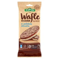 Pieczywo chrupkie - Kupiec Wafle ryżowe w mlecznej czekoladzie 60 g - miniaturka - grafika 1