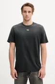 Koszulki męskie - Diesel t-shirt bawełniany T-ADJUST-T1 męski kolor czarny z aplikacją A19630.0CHBI - miniaturka - grafika 1