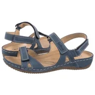 Sandały damskie - Sandały Granat 205 042 (HE19-b) Helios - miniaturka - grafika 1
