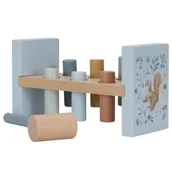 Zabawki sensoryczne - Drewniana Przebijanka Forest Friends, Little Dutch - miniaturka - grafika 1