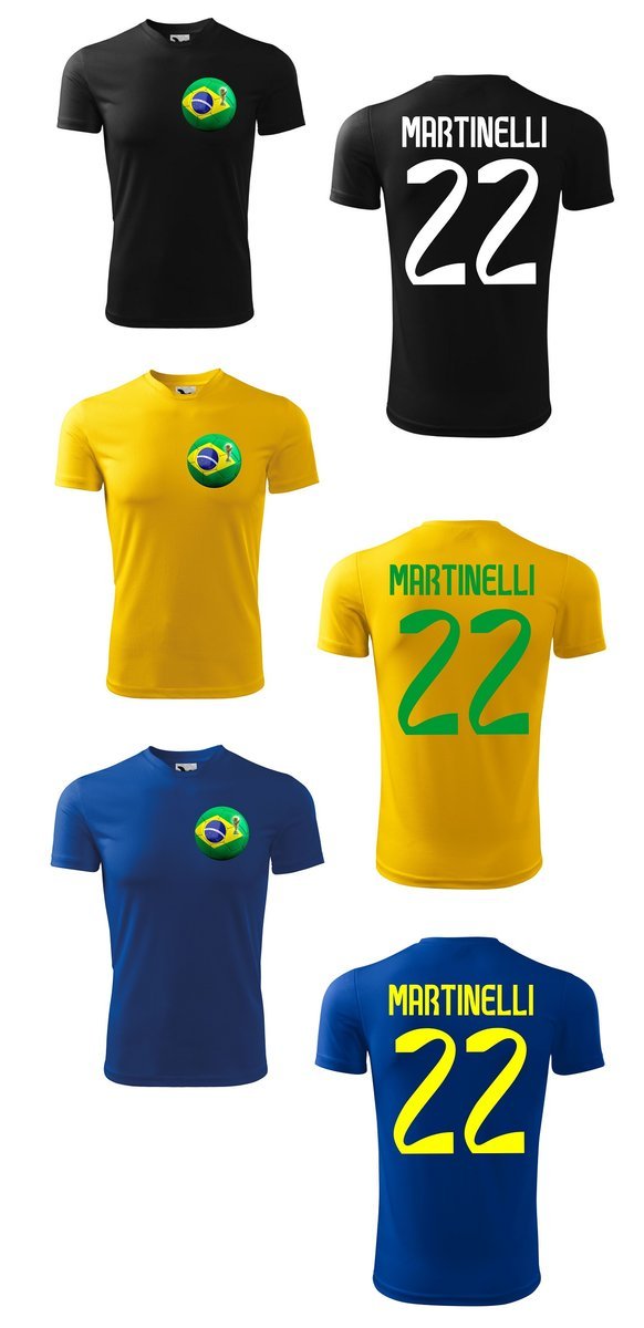 Treningowa Koszulka BRASIL Gabriel MARTINELLI 22