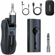 Akcesoria fotograficzne - Kimafun Mikrofon krawatowy bezprzewodowy KM-G70 do wystąpień LIVE - miniaturka - grafika 1