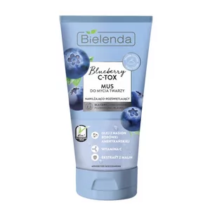 Bielenda Blueberry C-TOX Nawilżająco - Rozświetlający Mus Do Mycia Twarzy 135g - Kosmetyki do mycia twarzy - miniaturka - grafika 3
