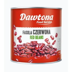 Fasola czerwona konserwowa 2600g Dawtona - Pasztet i przetwory mięsne - miniaturka - grafika 1