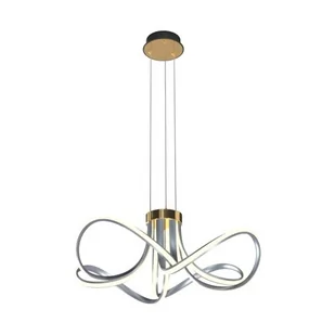 Abro lampa wisząca 4xLED/45W czarna/złota/szara MD5520-4-3BGBDT - Lampy sufitowe - miniaturka - grafika 1