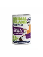 Mokra karma dla psów - ANIMAL ISLAND Everyday Indyk z Królikiem 400g bezzbożowa karma human grade - miniaturka - grafika 1