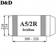Szkolne artykuły papiernicze - Okładki A5/2R brulion - miniaturka - grafika 1