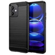 Etui i futerały do telefonów - Winner Group Carbon na Xiaomi Redmi Note 12 4G 11690 Czarny - miniaturka - grafika 1