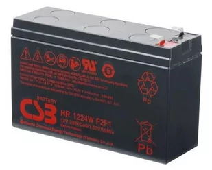Akumulator AGM CSB HR 1224 W F2F1 (12V 6Ah) - Akumulatory ogólnego zastosowania - miniaturka - grafika 1