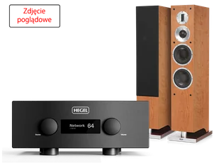 Hegel H600 (czarny) + Response K6 (wiśnia) - Zestawy stereo - miniaturka - grafika 1