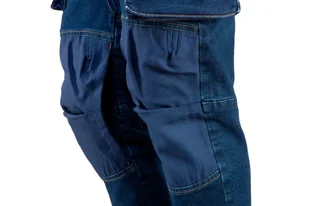 Spodnie robocze DENIM, wzmocnienia na kolanach, rozmiar L - Odzież robocza - miniaturka - grafika 9