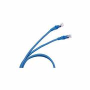 Przewody elektryczne - Legrand Kabel krosowy Patch Cord) U/UTP kat.6 niebieski 3m 051774 051774 - miniaturka - grafika 1