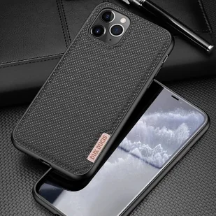 Dux Ducis Fino etui pokrowiec pokryty nylonowym materiałem iPhone 11 Pro czarny - Etui i futerały do telefonów - miniaturka - grafika 14