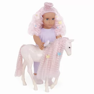 Our Generation Lalka ELARA ze źrebakiem i zestawem do ozdabiania włosów - Lalki dla dziewczynek Our Generation Lalka ELARA ze źrebakiem i zestawem do ozdabiania włosów - Lalki dla dziewczynek - miniaturka - grafika 1