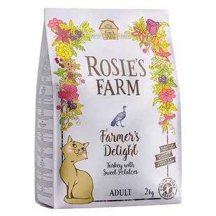 Rosie's Farm Adult, indyk z batatami - 2 kg - Sucha karma dla kotów Rosie's Farm Adult, indyk z batatami - 2 kg - Sucha karma dla kotów - miniaturka - grafika 1