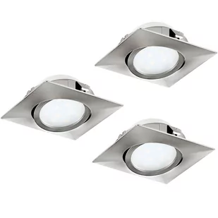Eglo Zestaw 3 oczek wpuszczanych LED 6W 3pł PINEDA 95846 - Lampy sufitowe - miniaturka - grafika 1