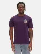 Koszulki męskie - Volcom T-Shirt Catv A3512552 Fioletowy Classic Fit - miniaturka - grafika 1