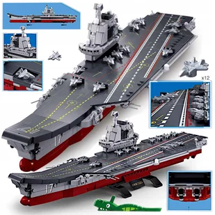 Klocki OKRĘT STATEK LOTNISKOWIEC Chiński Shandong Skala 1/700,Kom. Leg Cob. - Klocki Klocki OKRĘT STATEK LOTNISKOWIEC Chiński Shandong Skala 1/700,Kom. Leg Cob. - Klocki - miniaturka - grafika 1