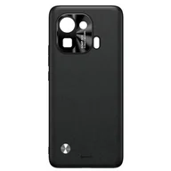 Etui i futerały do telefonów - Baseus Etui Alloy Leather do Xiaomi Mi 11 Pro Czarny WIXM11P-01 - miniaturka - grafika 1