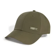 Czapki damskie - Czapka z daszkiem ADIDAS BB CAP LT MET JF8485 – Oliwkowy - miniaturka - grafika 1