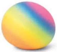 Zabawki zręcznościowe - Piłeczka antystresowa tęczowa One for Fun - zabawka - miniaturka - grafika 1