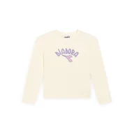 Koszulki dla dziewczynek - Koszulka dziewczęca DIADORA JG. T-SHIRT LS LOGO - miniaturka - grafika 1