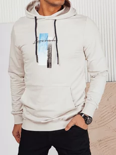 Bluza męska z kapturem szara Dstreet BX5726-S - Bluzy męskie - miniaturka - grafika 1