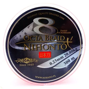 Plecionka Mikado Nihonto OCTA BRAID ORANGE 300M 0.23MM - Żyłki wędkarskie - miniaturka - grafika 1