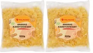 Owoce świeże i suszone - Zestaw Ananas kandyzowany 2x500g - miniaturka - grafika 1