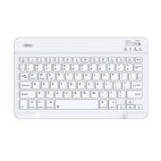 Akcesoria do tabletów i e-booków - inphic Klawiatura bezprzewodowa Inphic V750B Bluetooth (biała) V750B (White) - miniaturka - grafika 1